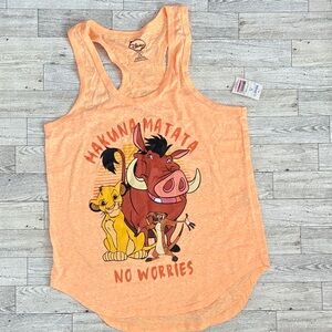 Disney Orange Hakuna Matata Tank Top
